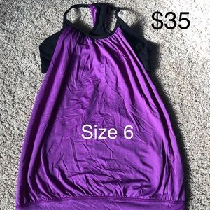 Lululemon workout top size 6